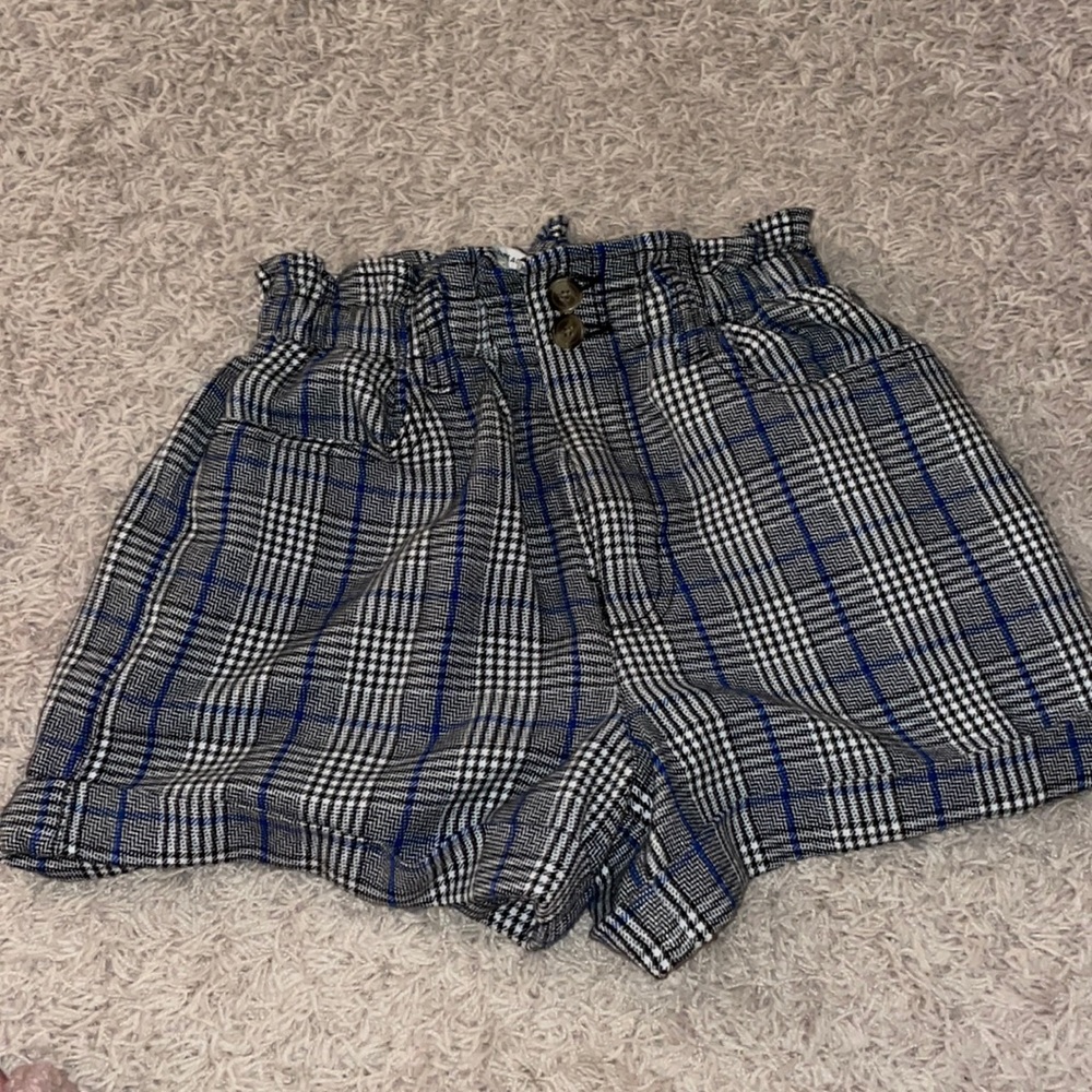 plaid american eagle shorts
